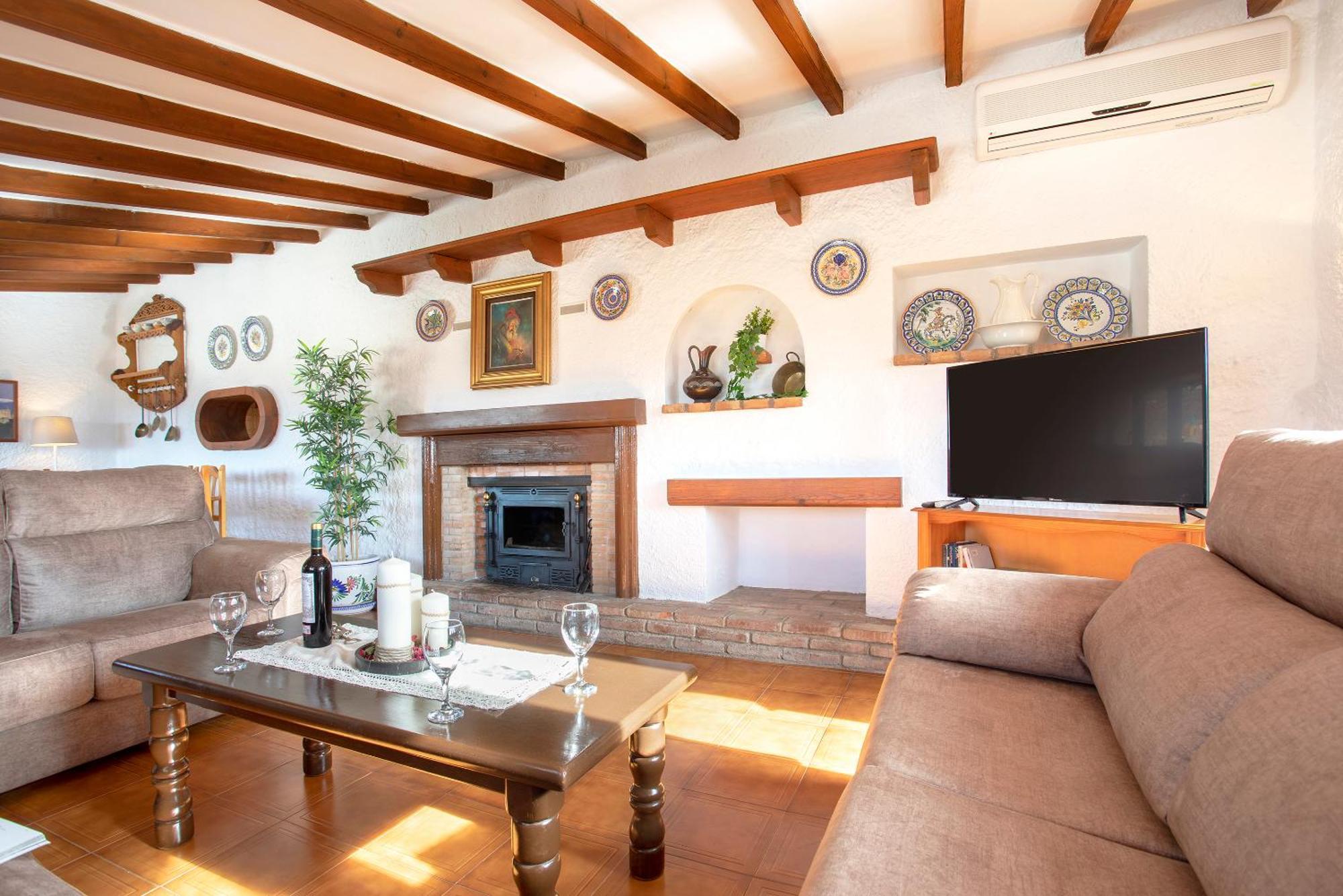 Casa Jardin Del Olivar Con Piscina Privada Alcaucín Zewnętrze zdjęcie